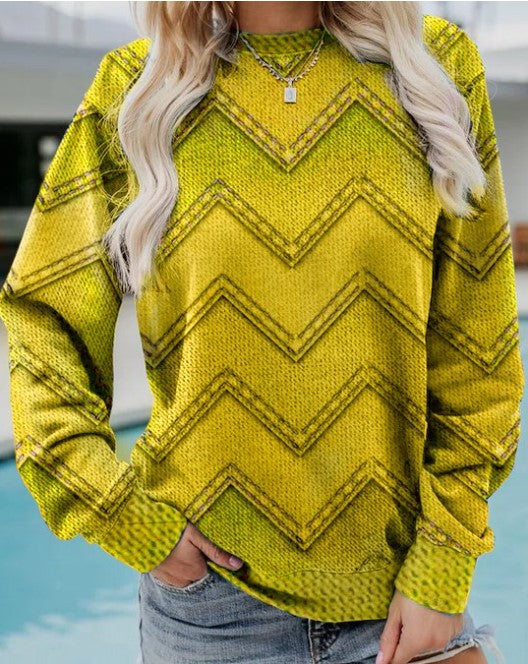 Agueda® | Geometryczna bluza na co dzień