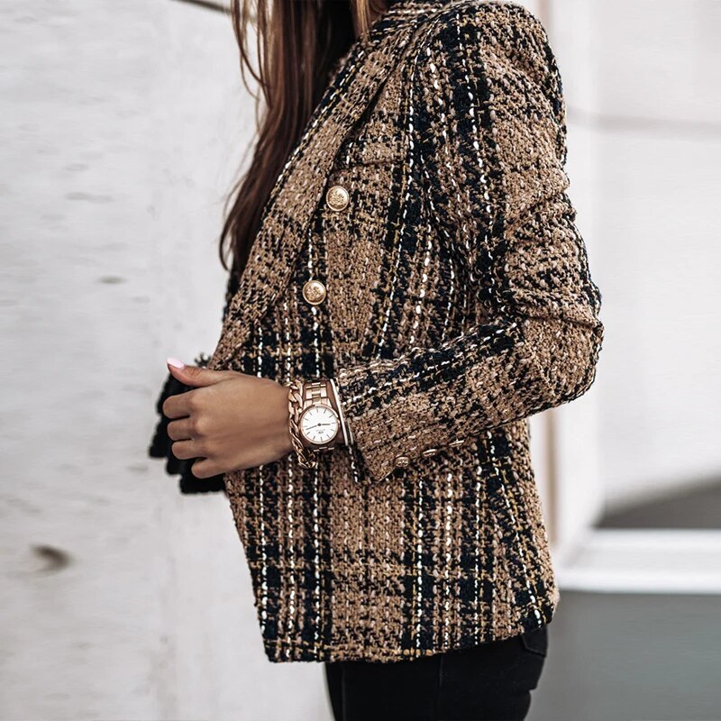 Mirella® | Luksusowa marynarka w kratę