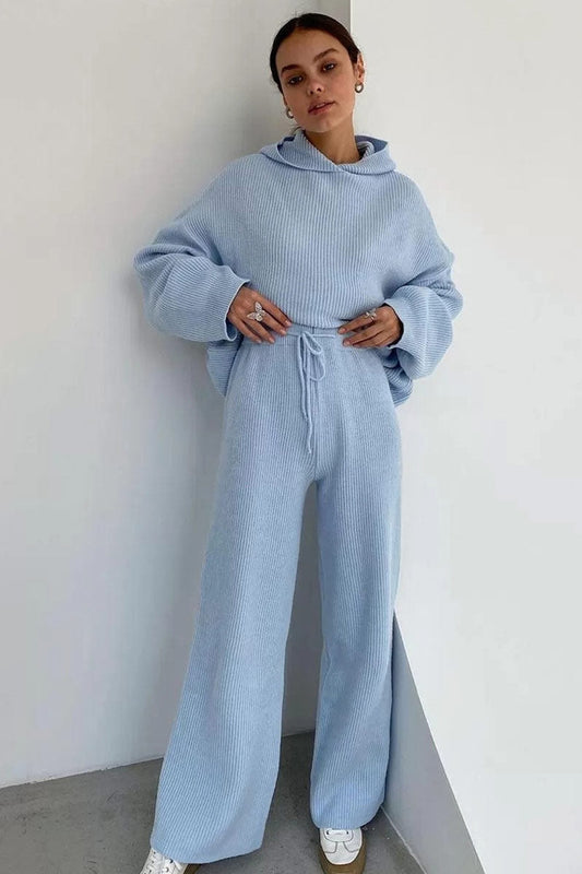 Alicja® | Dwuczęściowa, gładka bluza z kapturem