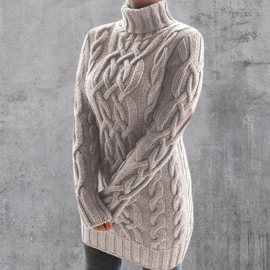 Alazne® | Stylowy, ciepły sweter z długim golfem