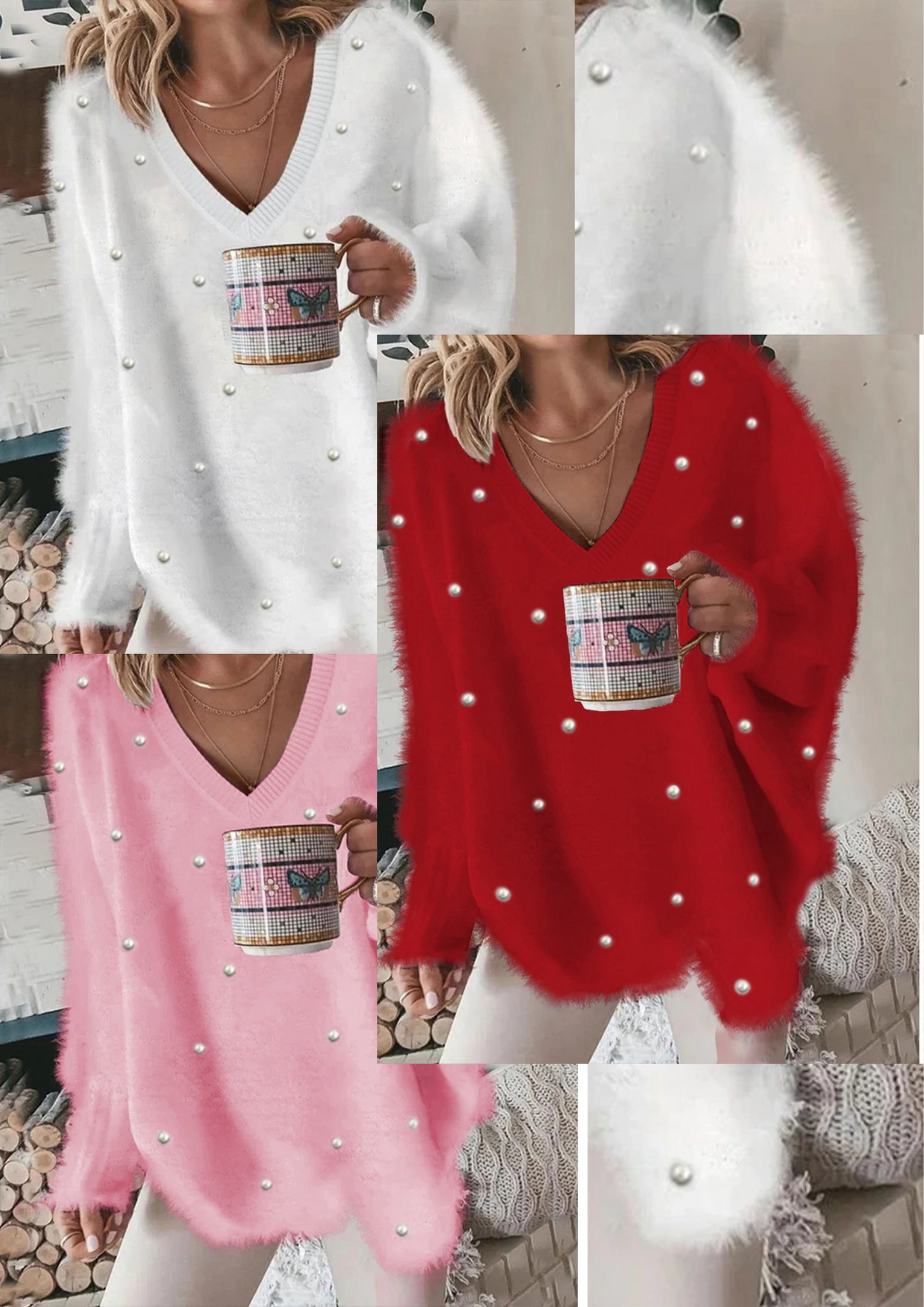 Maite® | Wykonany i elegancki sweter zimowy i elegancki