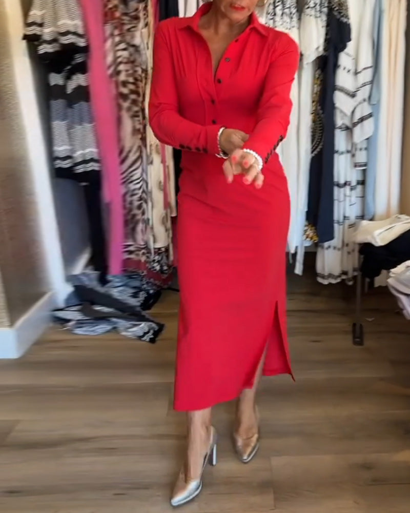 Alba® | Elegancka, podkreślająca figurę sukienka midi