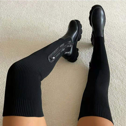 Mila® | Wysoce elastyczne buty dzianinowe, wygodne i eleganckie