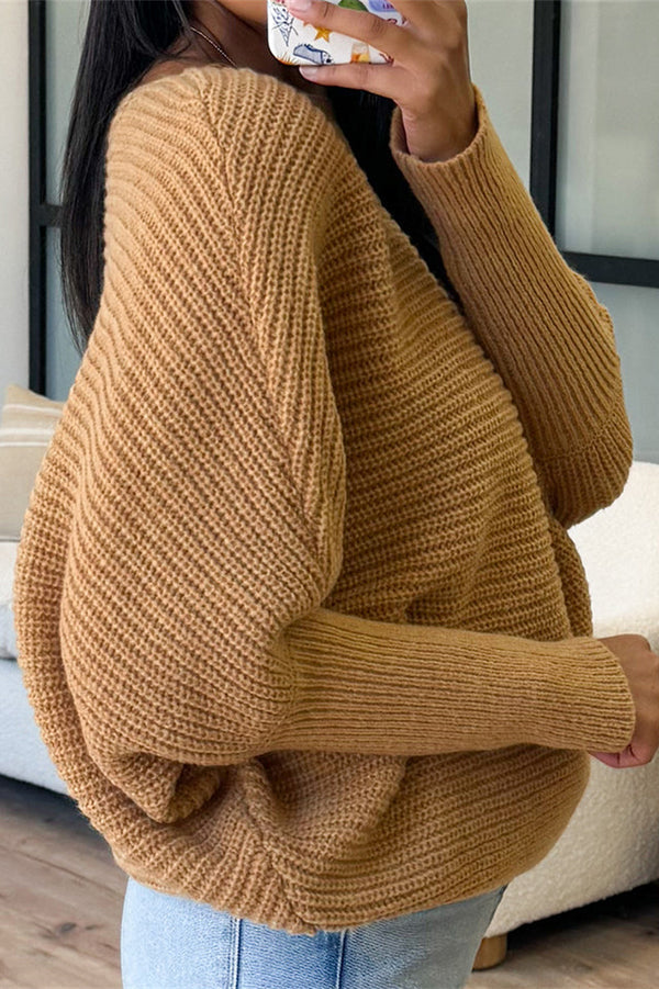 Alicja® | Elegancki sweter damski z rękawami w kształcie skrzydła nietoperza