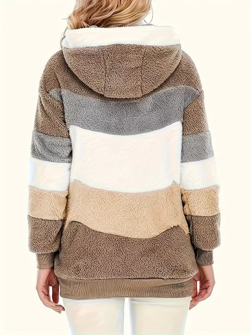 Aida® | Kurtka pluszowa z blokami kolorów