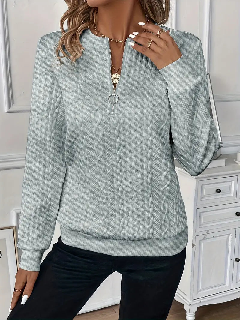 Mireia® | Sweter zapinany na zamek