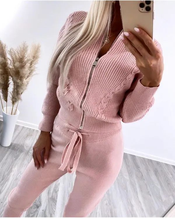 Miranda® | Elegancki dwuczęściowy komplet damski na zimę