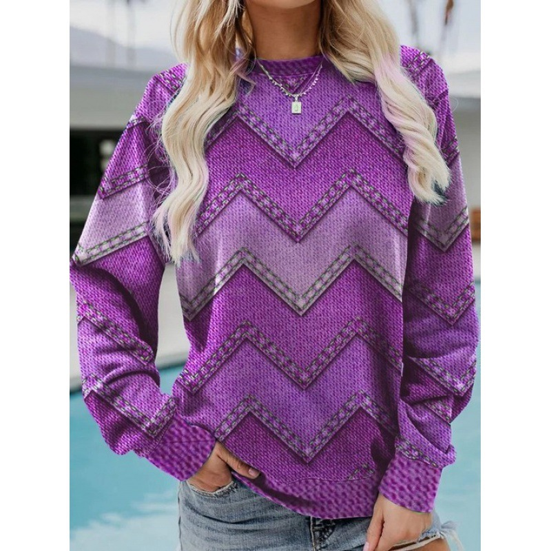 Agueda® | Geometryczna bluza na co dzień