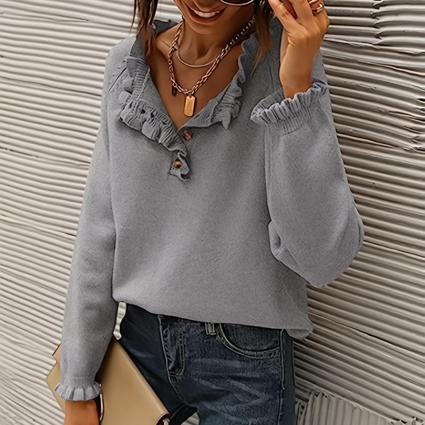 Elma® | Swobodny i stylowy sweter zimowy