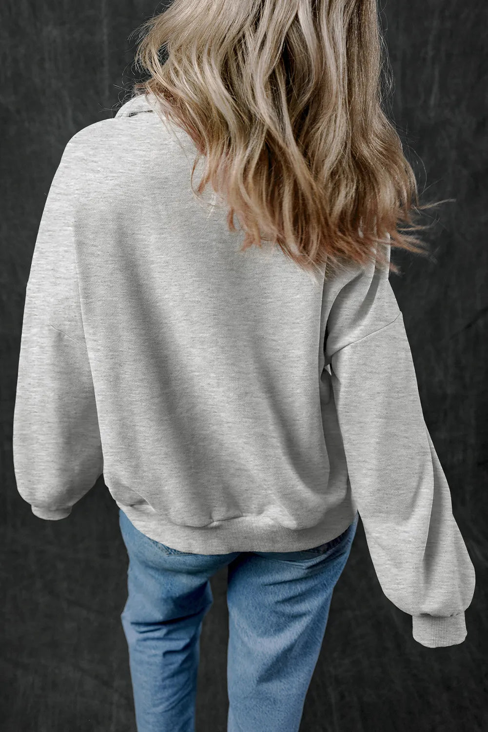 Adriana® | Bluza z długim rękawem i zamkiem do połowy