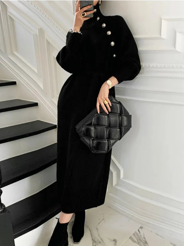 Merced® | Elegancka sukienka z golfem