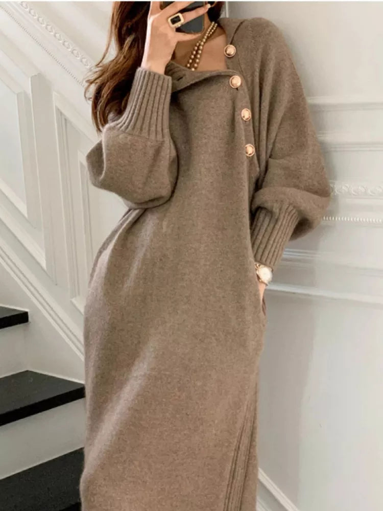 Merced® | Elegancka sukienka z golfem