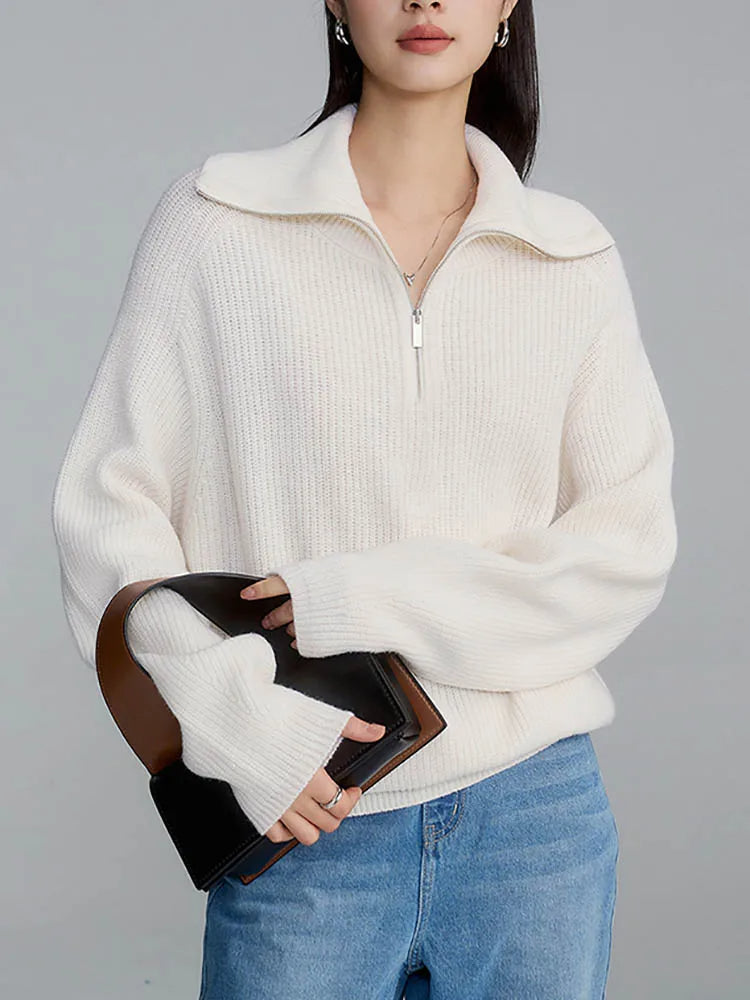 Alba® | Stylowy sweterek zapinany na luźny zamek
