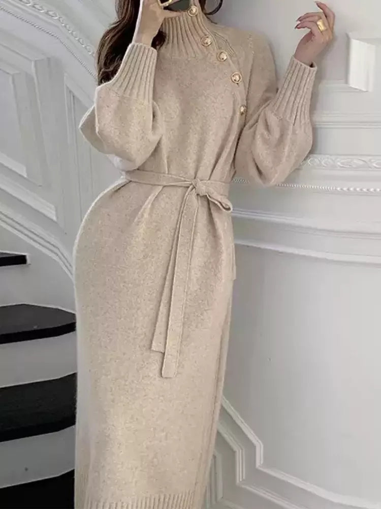 Merced® | Elegancka sukienka z golfem