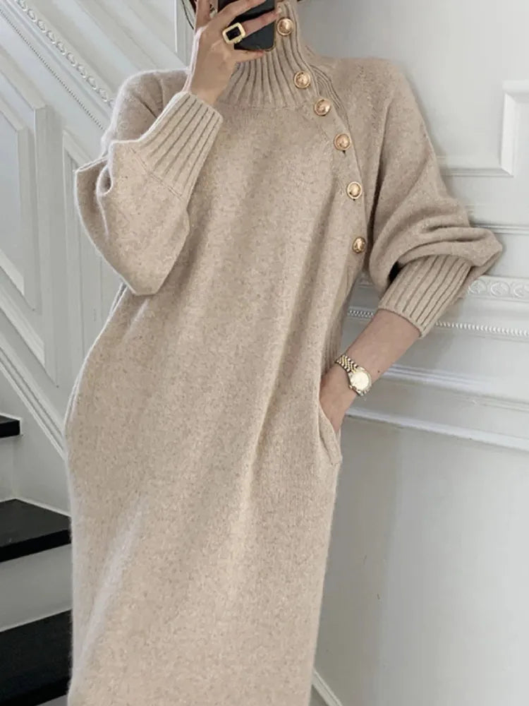 Merced® | Elegancka sukienka z golfem