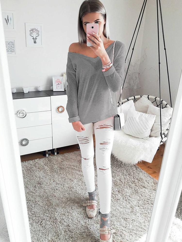 Justina® | Swobodny i niewymagający wysiłku sweter zimowy