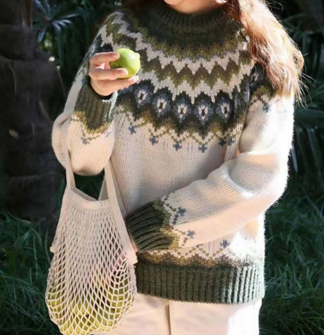 Araceli® | Elegancki i zrelaksowany zimowy sweter