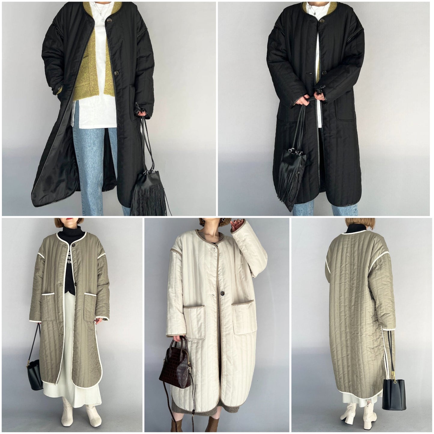 Millie® | Modny pikowany płaszcz