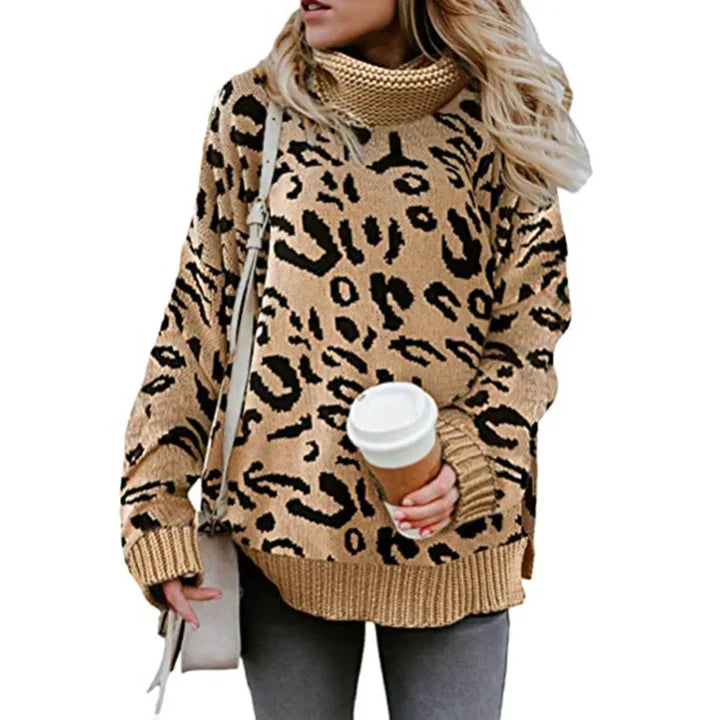 Alicja® | Damski sweter w panterkę