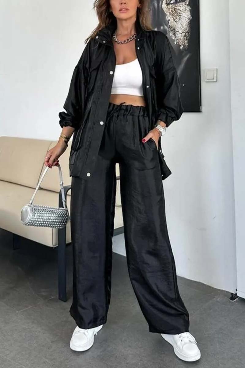 Alba® | Modny komplet oversize: kurtka i spodnie