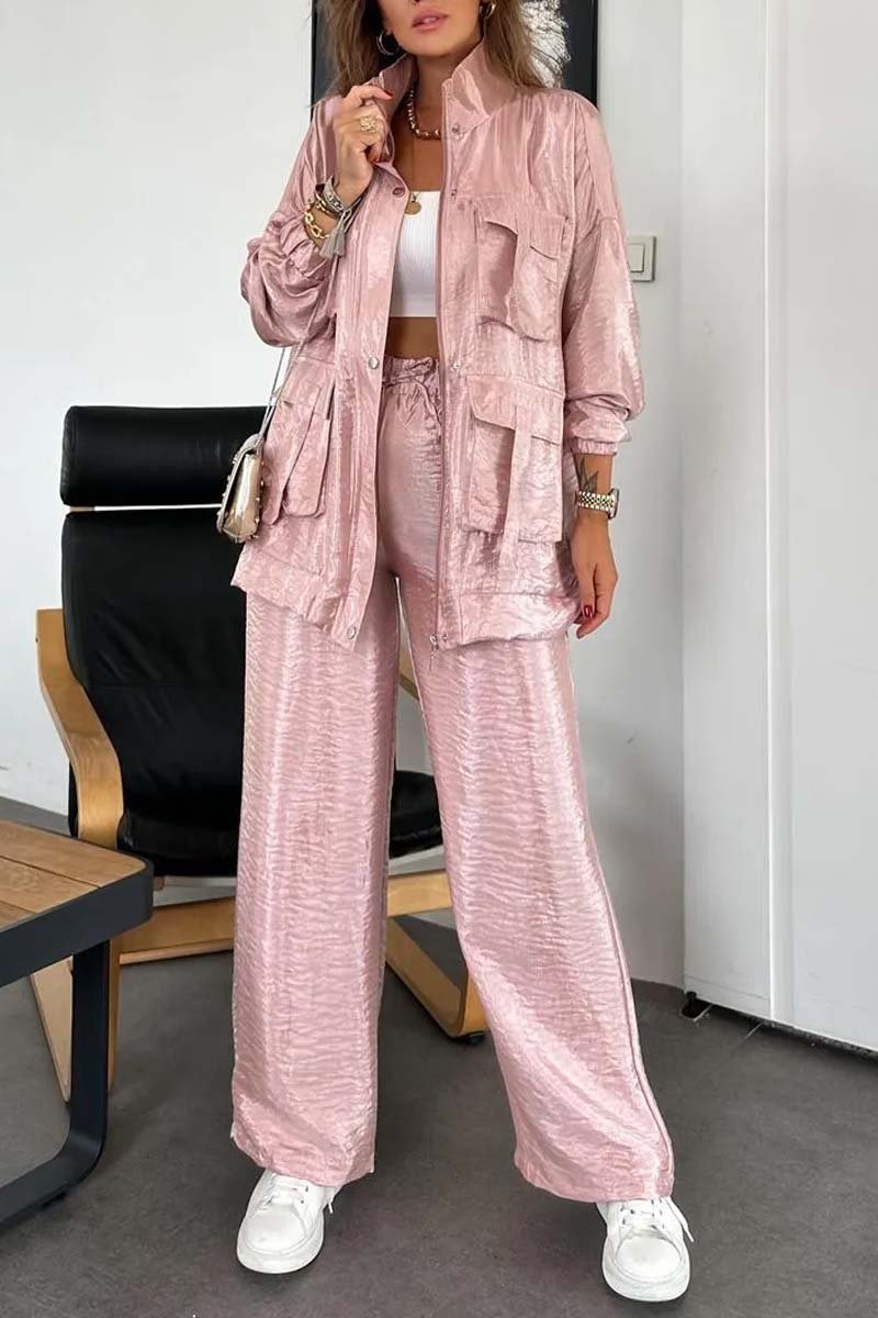 Alba® | Modny komplet oversize: kurtka i spodnie