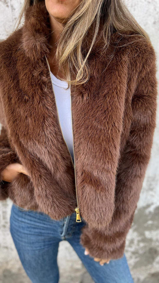 Alessandra® | Luksusowa kurtka futrzana