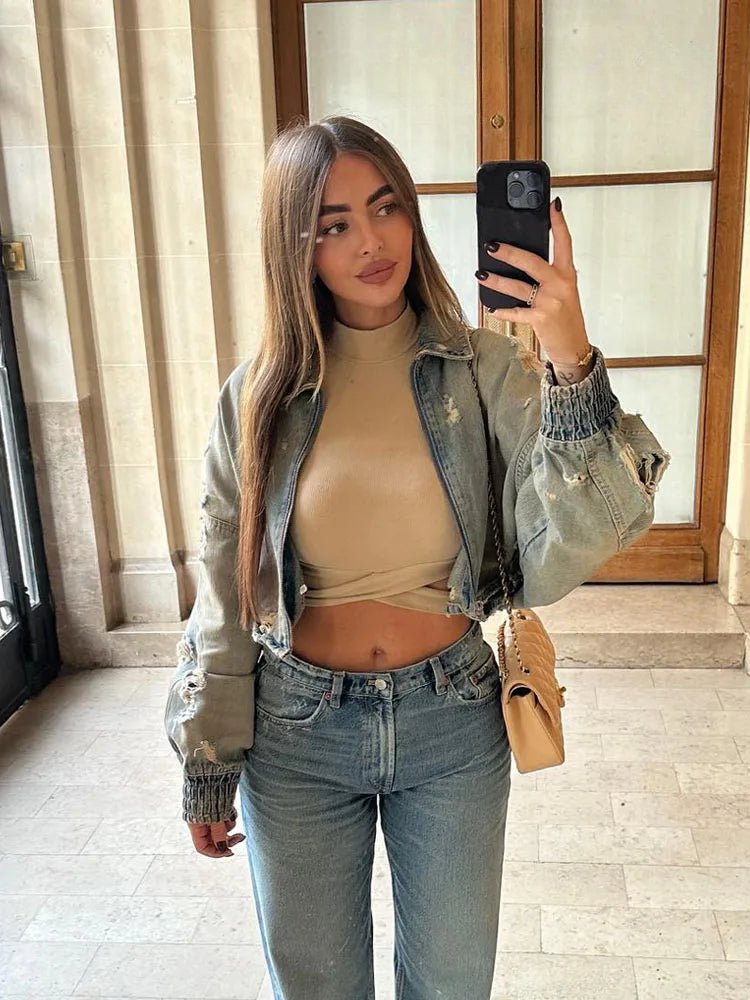 Milagros® | KURTKA DENIMOWA