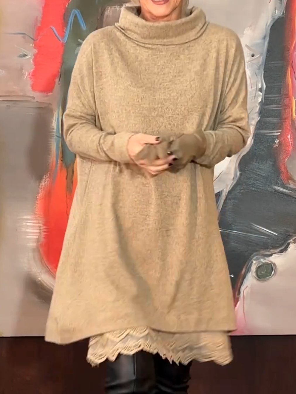 Blanca® | Swobodna i zrelaksowana zimowa sukienka