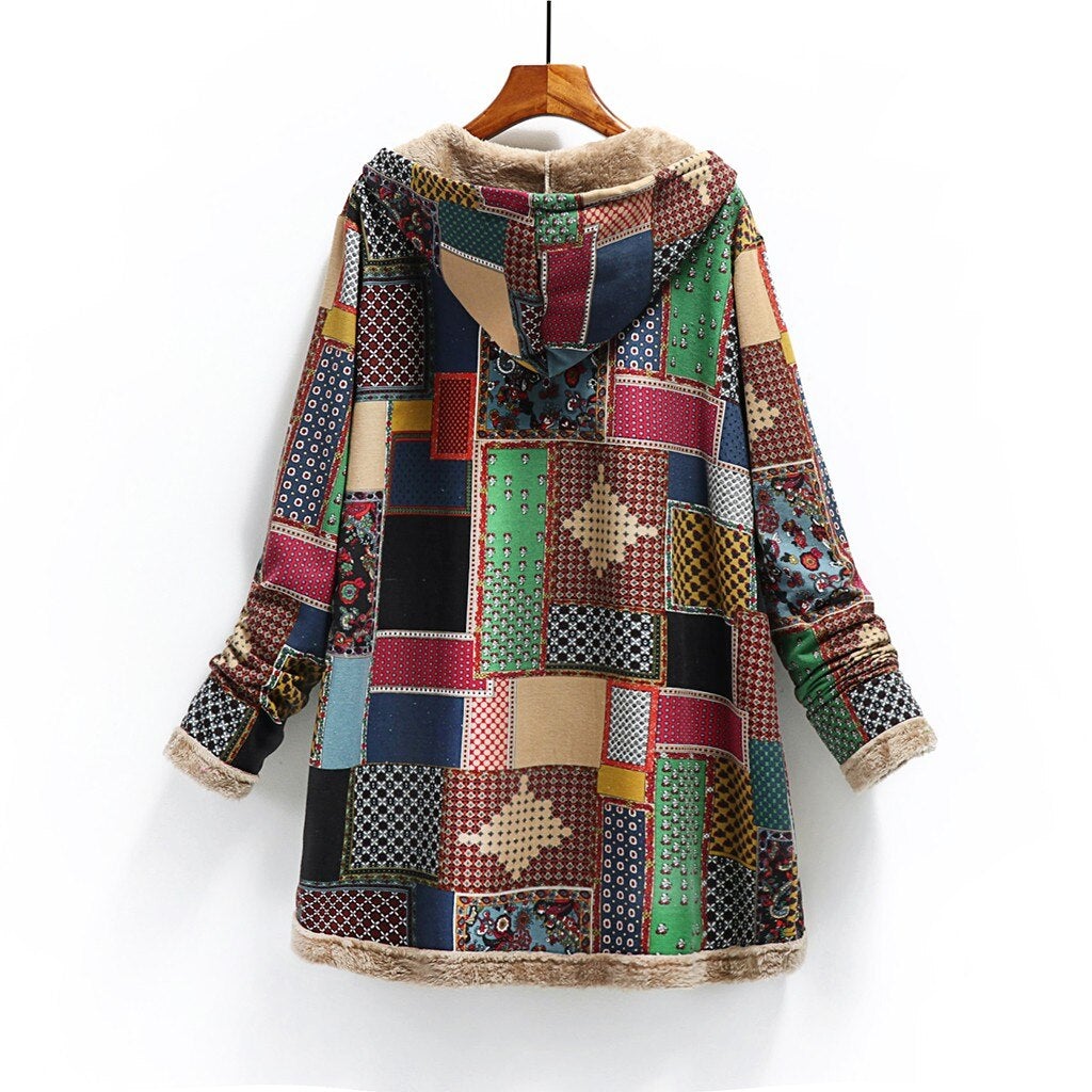 Mira® | Płaszcz z kapturem w stylu vintage