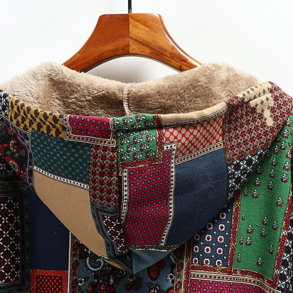 Mira® | Płaszcz z kapturem w stylu vintage