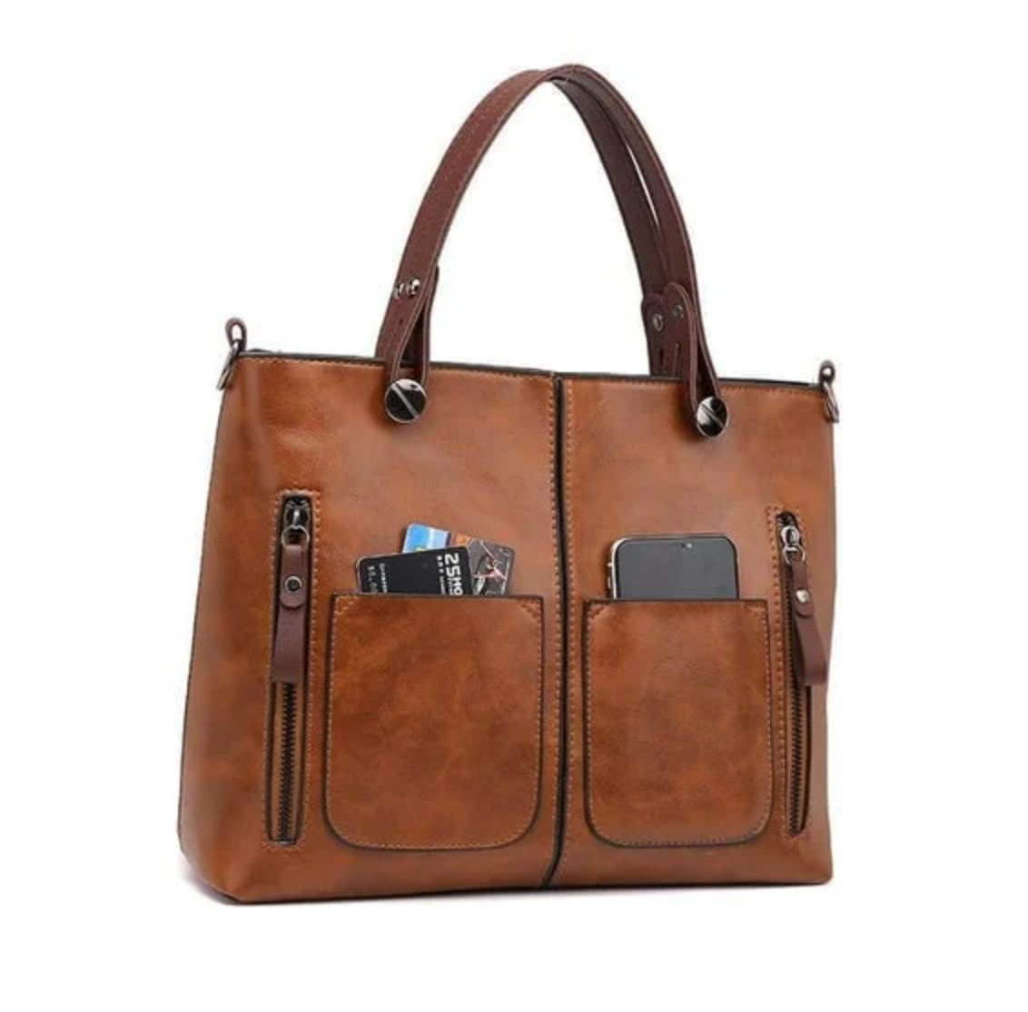 Skórzana torba damska w stylu vintage