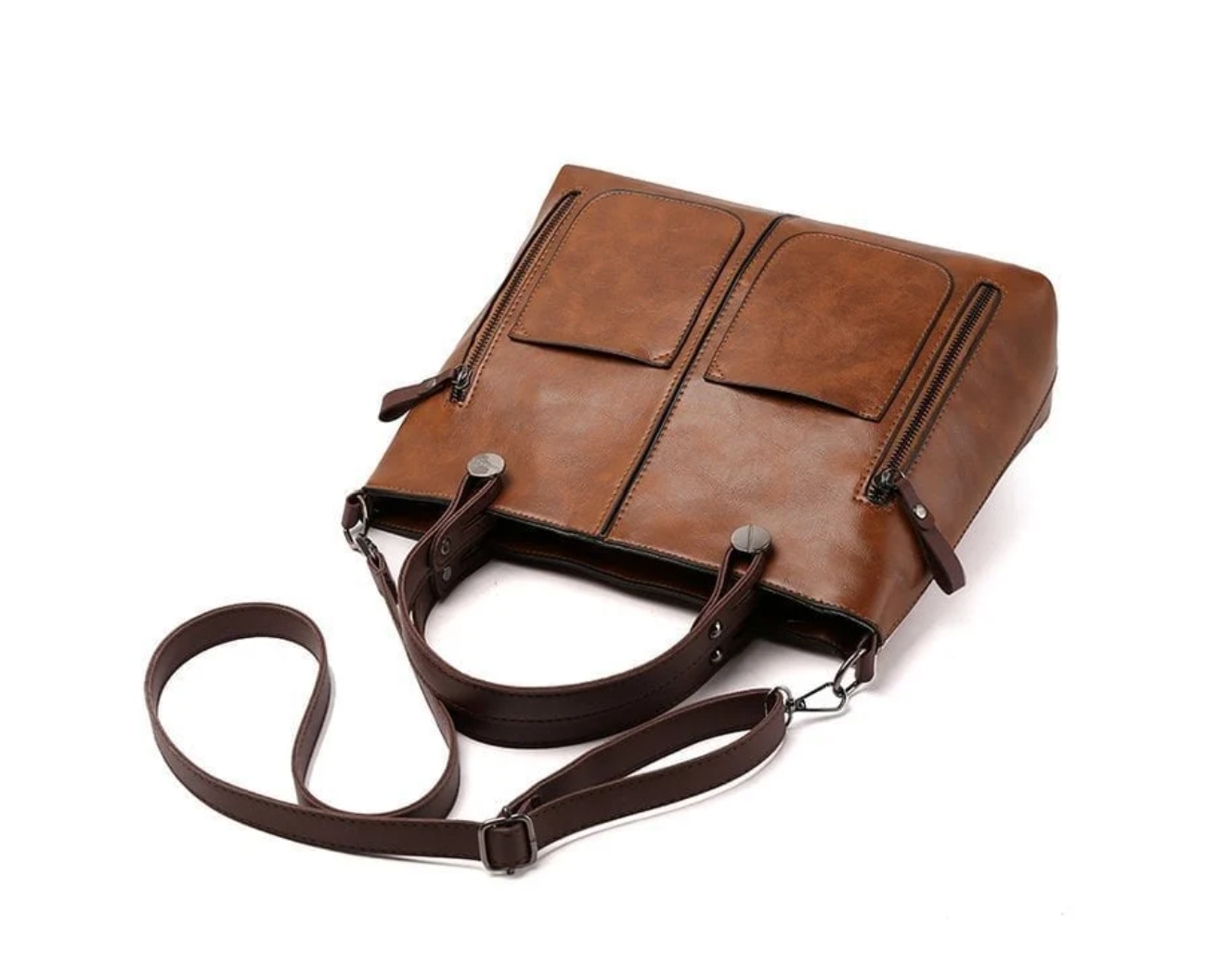 Skórzana torba damska w stylu vintage