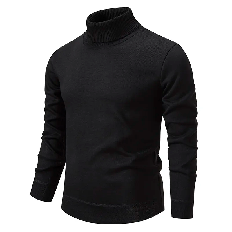 Sweter z Golfem Lucciano Wykonany w 100% z Dziewiczej Wełny