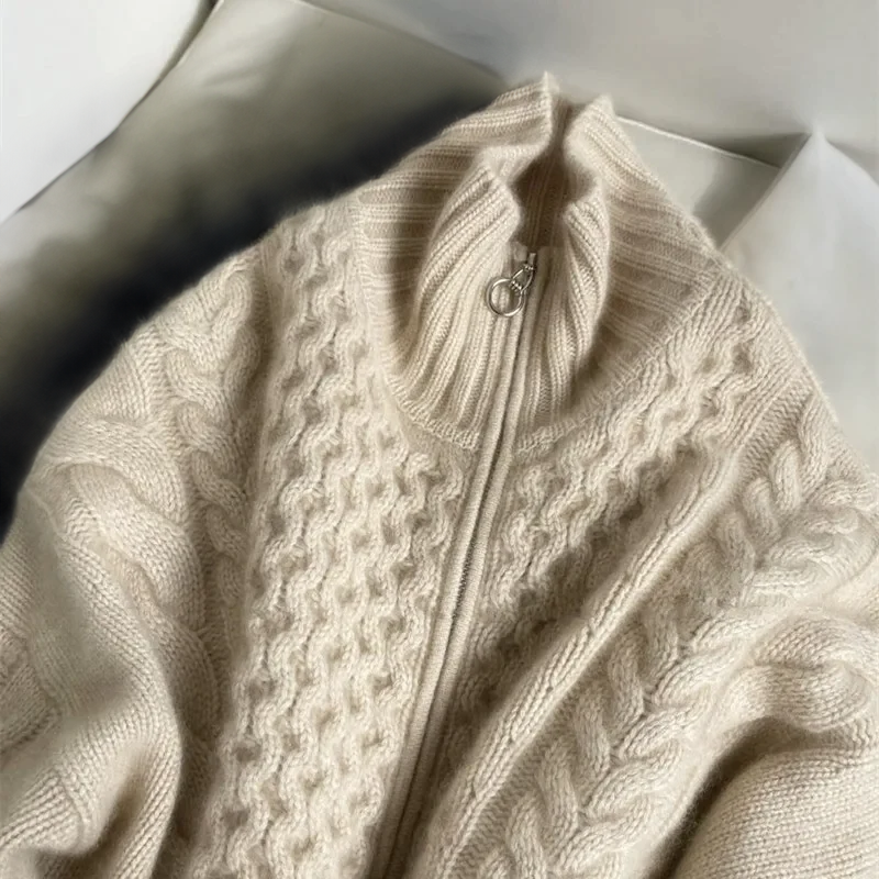 Dzianinowy Sweter z Golfem Romina z Kaszmiru Couture
