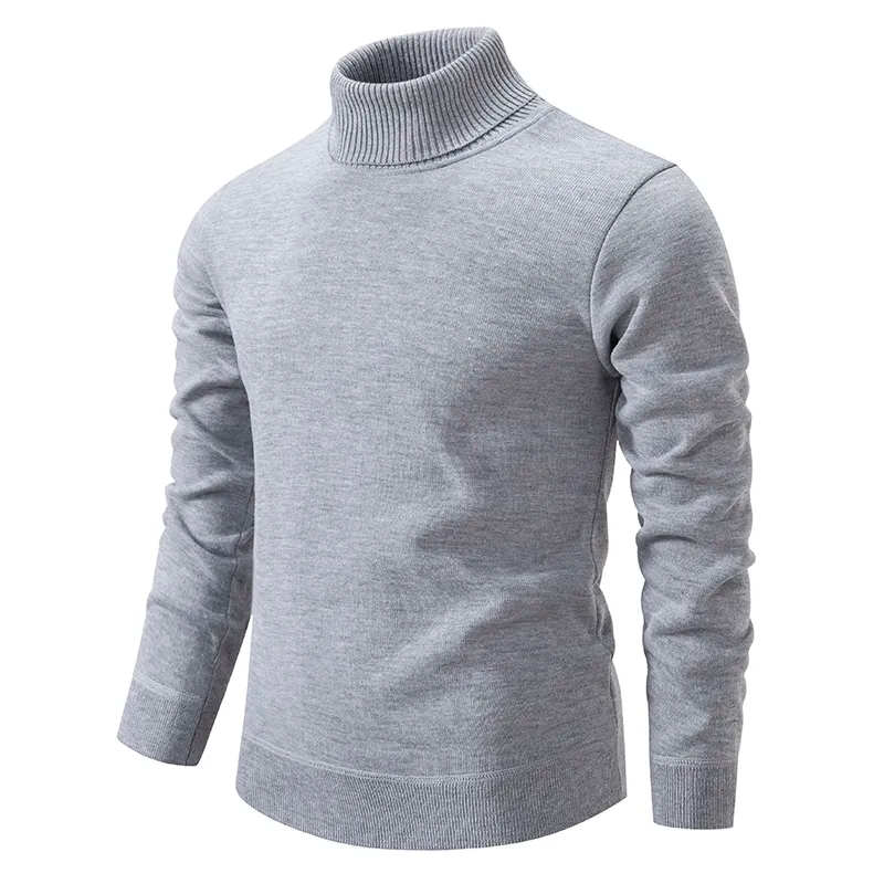 Sweter z Golfem Lucciano Wykonany w 100% z Dziewiczej Wełny