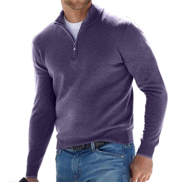 Sweter męski Luke basic Zapinany na Zamek