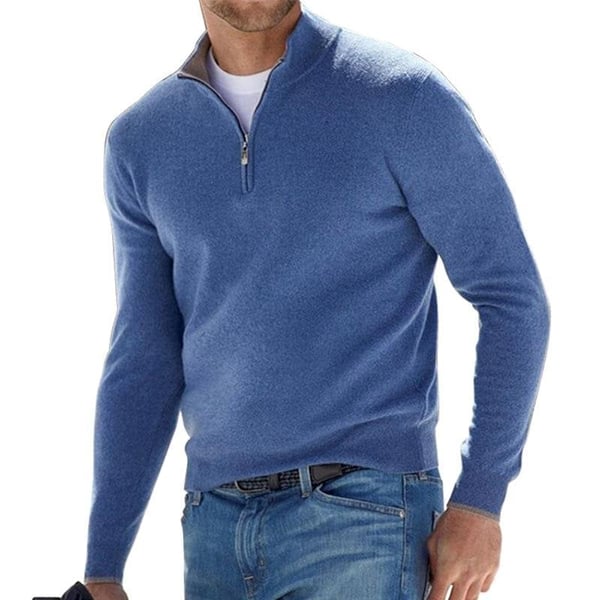 Sweter męski Luke basic Zapinany na Zamek