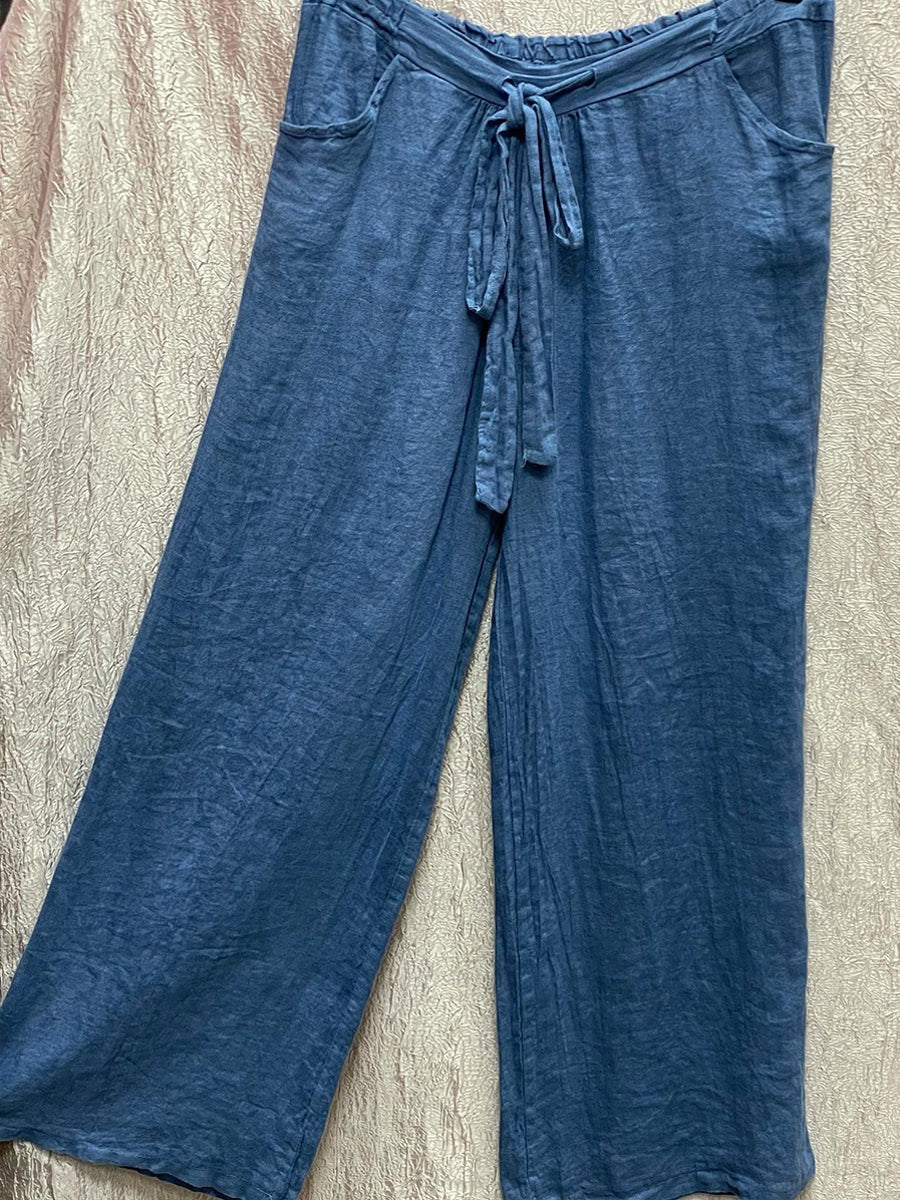 Zestaw Topów i Spodni z Krótkim Rękawem i Nadrukiem w Stylu Casual