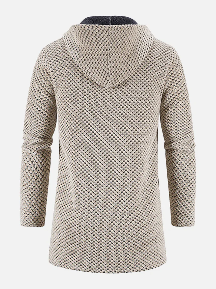 Mario - Langer Pullover mit Fleece