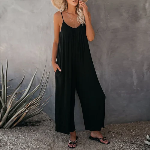 Ultimate Flowy Jumpsuit z kieszeniam