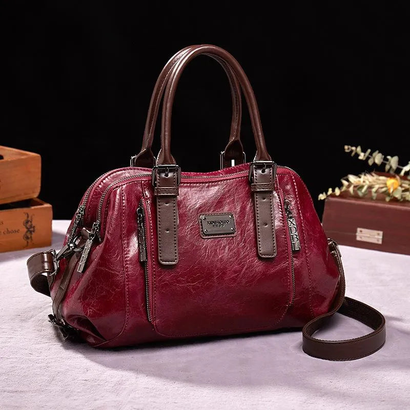 Retro Mode tragen Crossbody kann große Kapazität mehrschichtige Tasche anpassen