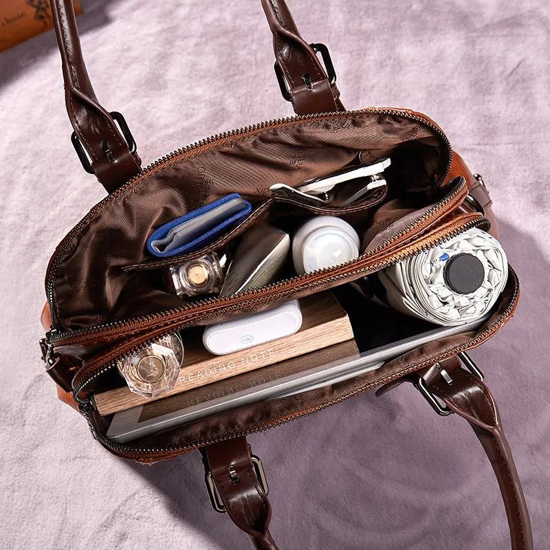 Retro Mode tragen Crossbody kann große Kapazität mehrschichtige Tasche anpassen